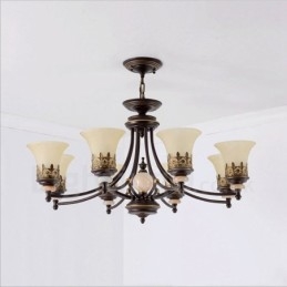 8 Light Traditional Classic integrált fém csillár