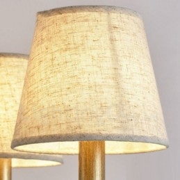 6 Világos rusztikus Lodge integrált fém csillár