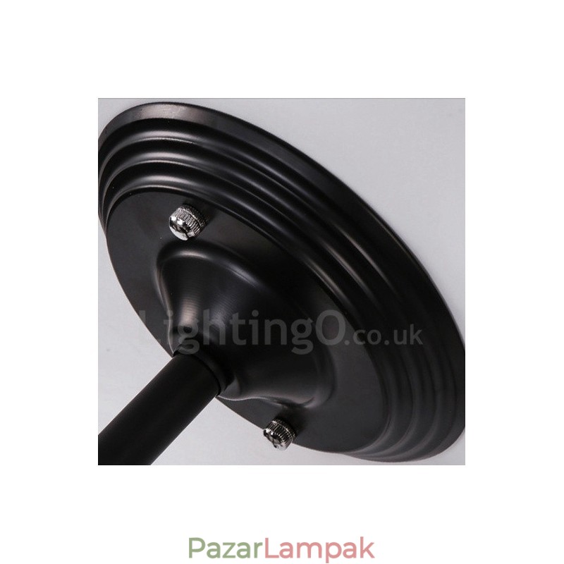 6 Világos rusztikus Lodge integrált csillár