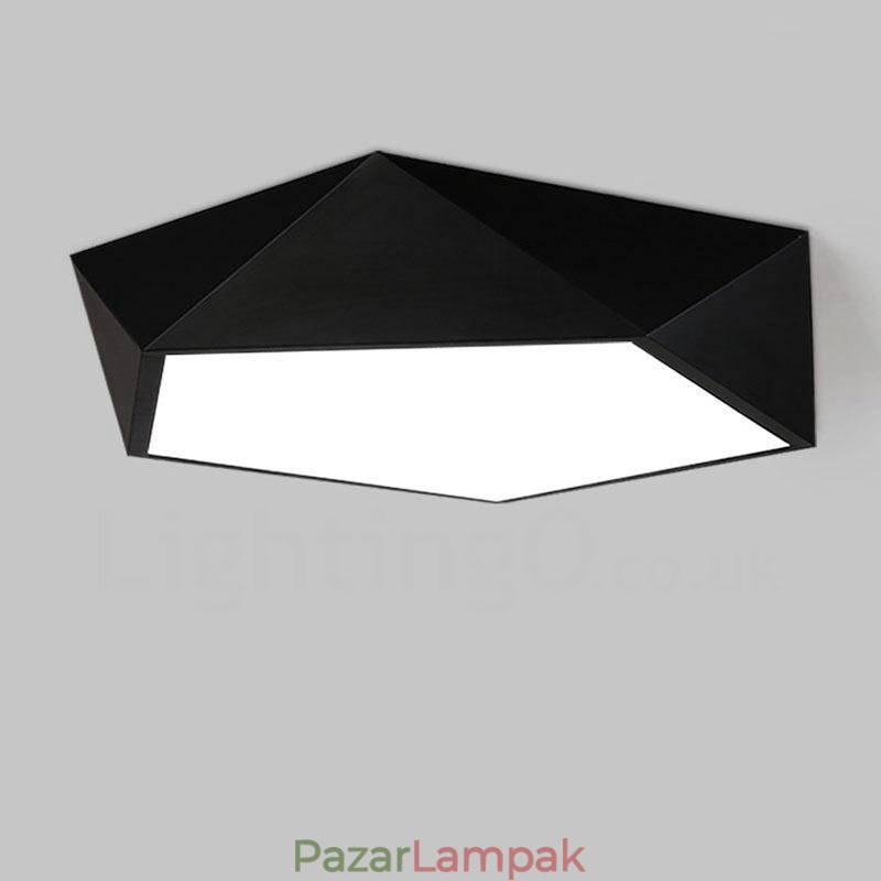 Modern, kortárs integrált integrált fém süllyesztett lámpa