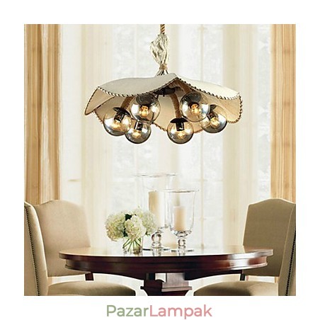 Csillár Mini Stílusú Vintage Metal