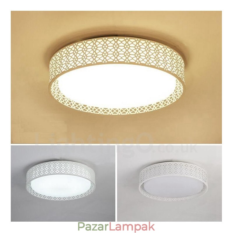 Modern, kortárs integrált fém süllyesztett lámpa