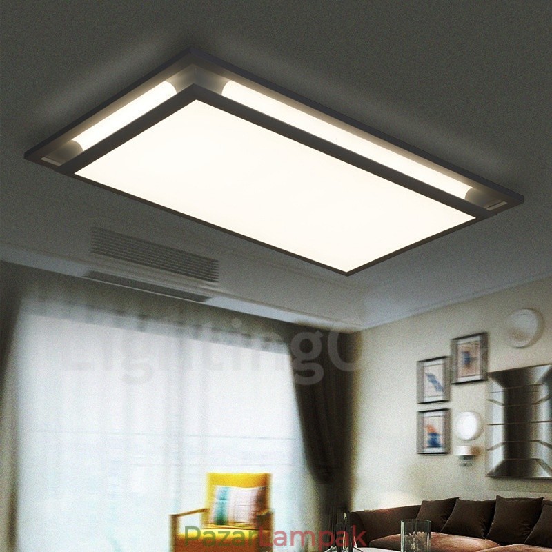 Modern, kortárs integrált fém süllyesztett lámpa