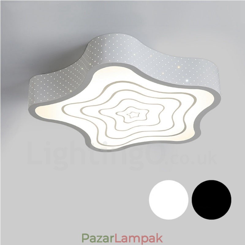 Modern, kortárs integrált fém süllyesztett lámpa