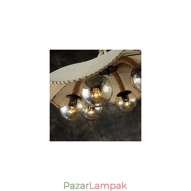 Csillár Mini Stílusú Vintage Metal