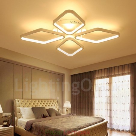4 Light Modern, modern, integrált fém süllyesztett lámpa 4 Light Modern, modern, integrált fém süllyesztett lámpa