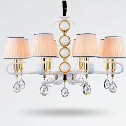 Fabric Chandelier 8 Light Modern, minimalista, kiváló minőségű lámpa