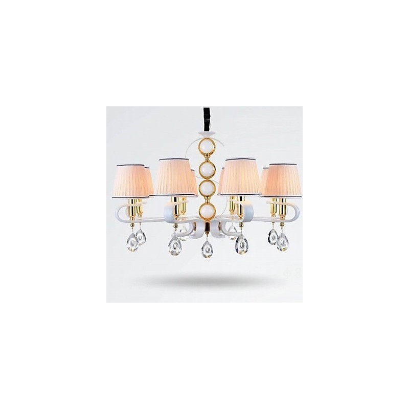 Fabric Chandelier 8 Light Modern, minimalista, kiváló minőségű lámpa