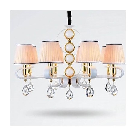 Fabric Chandelier 8 Light Modern, minimalista, kiváló minőségű lámpa Fabric Chandelier 8 Light Modern, minimalista, kiváló minőségű lámpa