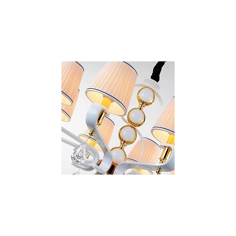 Fabric Chandelier 8 Light Modern, minimalista, kiváló minőségű lámpa