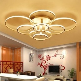 8 Light Modern, modern, integrált fém süllyesztett lámpa