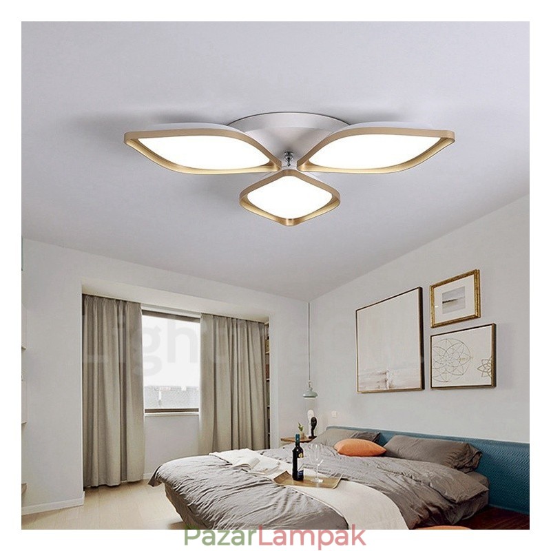 3 Light Modern, modern, integrált fém süllyesztett lámpa