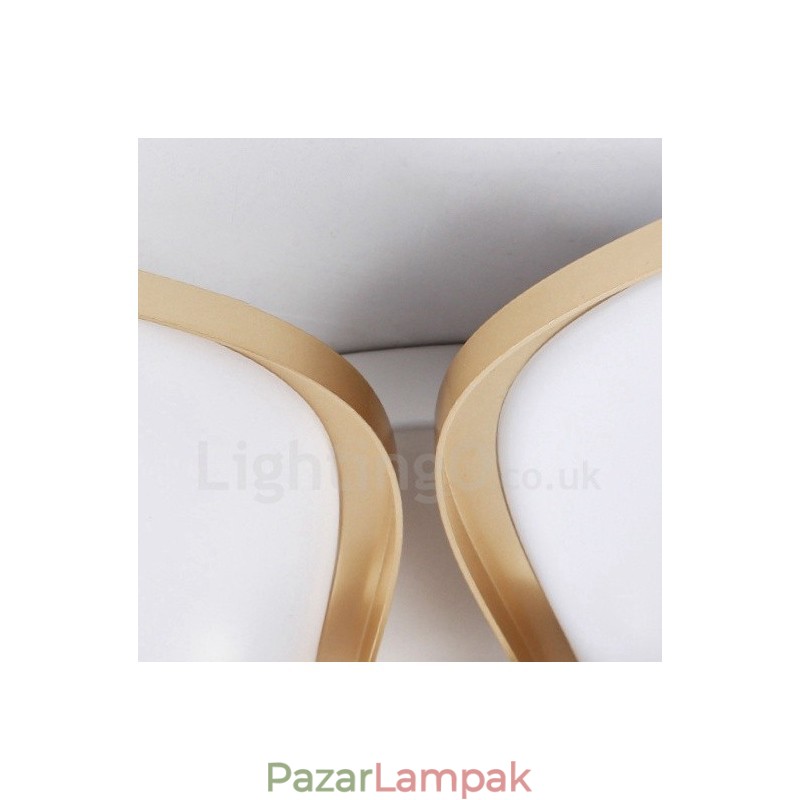 3 Light Modern, modern, integrált fém süllyesztett lámpa