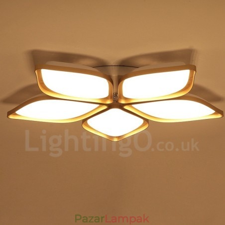 5 Light Modern, modern, integrált fém süllyesztett lámpa 5 Light Modern, modern, integrált fém süllyesztett lámpa