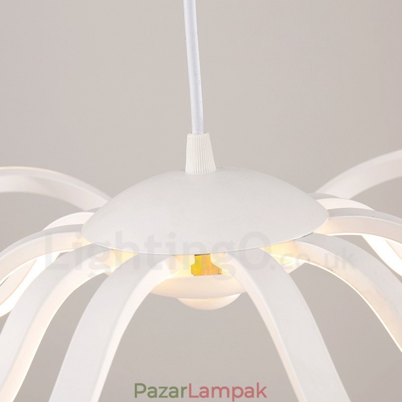Modern, kortárs integrált fém süllyesztett lámpa