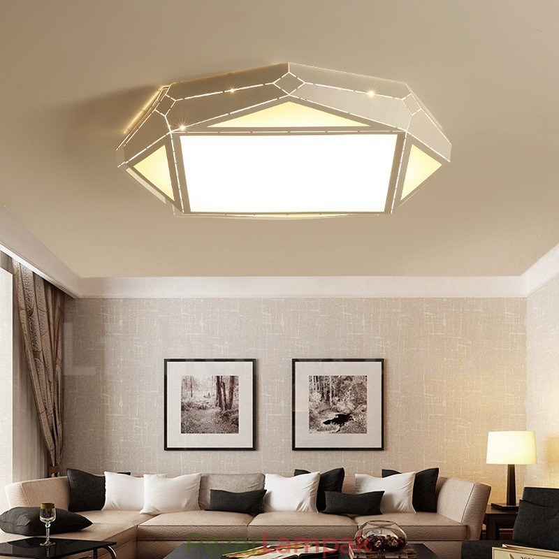 Modern, kortárs integrált fém süllyesztett lámpa