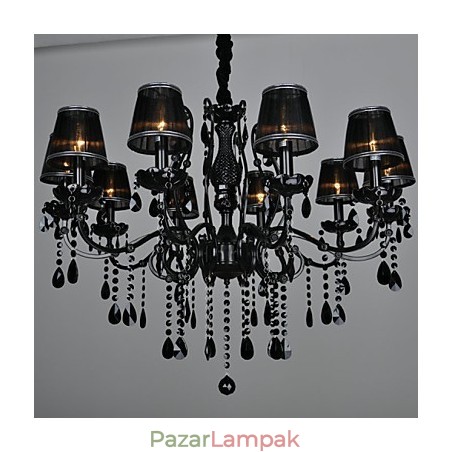 Csillár Crystal Modern Contemporary Crystal 10 Light Metal