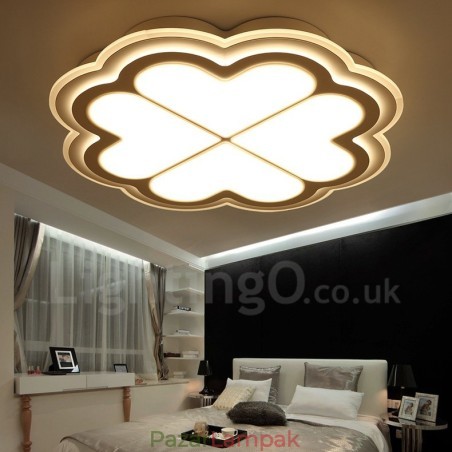 Modern, kortárs integrált fém süllyesztett lámpa