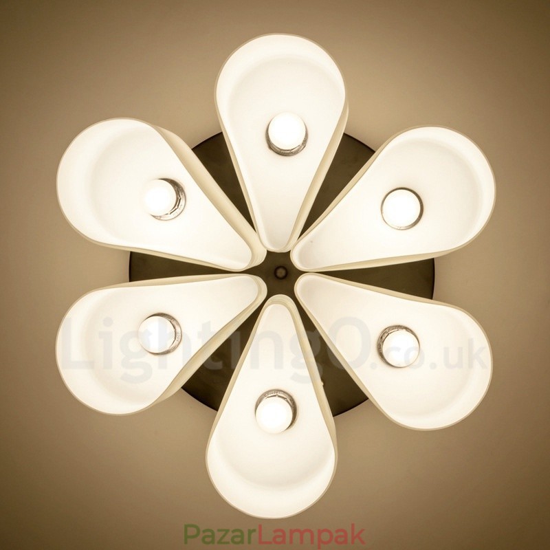 6 Light Rusztikus Lodge integrált süllyesztett lámpa