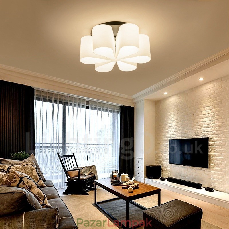 6 Light Rusztikus Lodge integrált süllyesztett lámpa