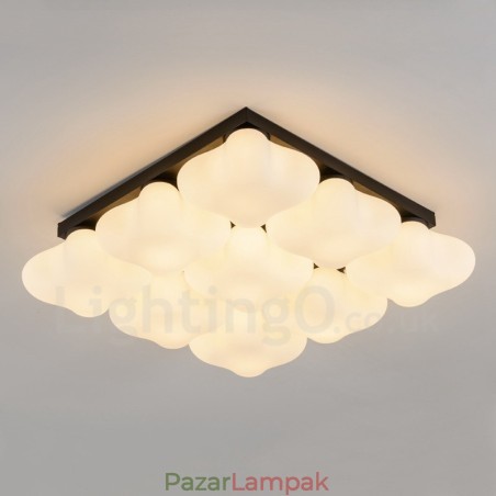 9 Light Rusztikus Lodge integrált süllyesztett lámpa 9 Light Rusztikus Lodge integrált süllyesztett lámpa