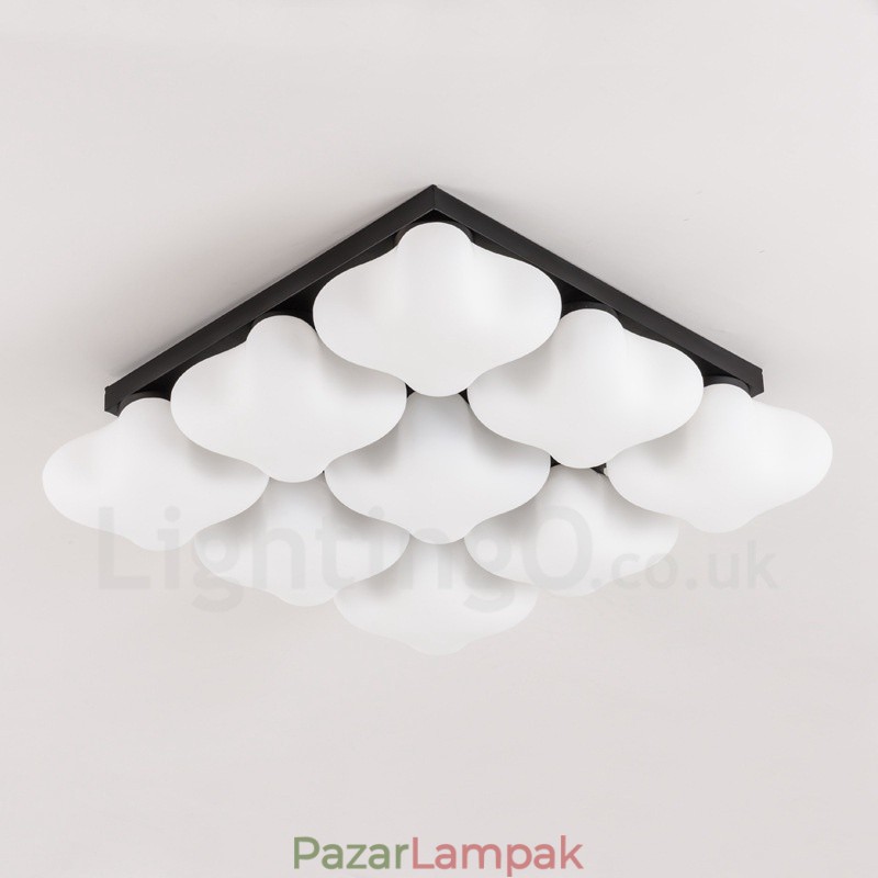 9 Light Rusztikus Lodge integrált süllyesztett lámpa