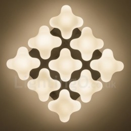 9 Light Rusztikus Lodge integrált süllyesztett lámpa