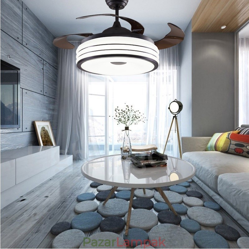 Modern, kortárs láthatatlan mennyezeti ventilátorok