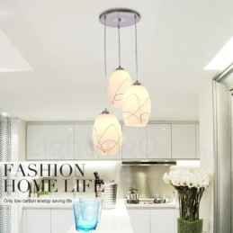 3 Light Modern, modern, integrált fém függőlámpa