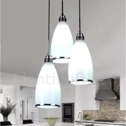 3 Light Modern, modern, integrált fém függőlámpa