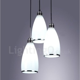 3 Light Modern, modern, integrált fém függőlámpa
