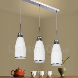 3 Light Modern, modern, integrált fém függőlámpa