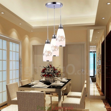 3 Light Modern, modern, integrált fém függőlámpa 3 Light Modern, modern, integrált fém függőlámpa