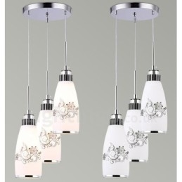 3 Light Modern, modern, integrált fém függőlámpa