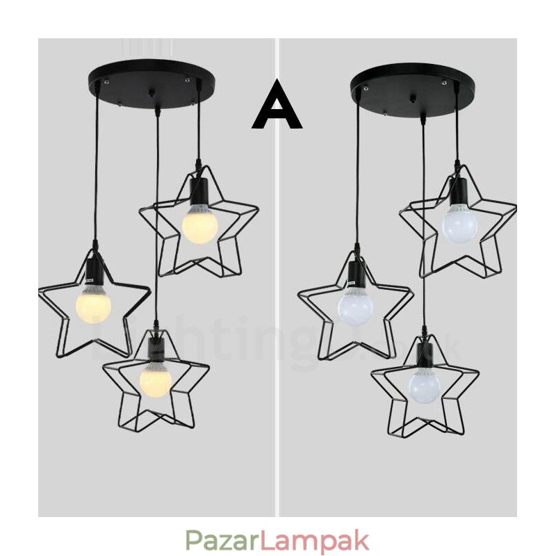 3 Light Modern, modern, integrált függőlámpa