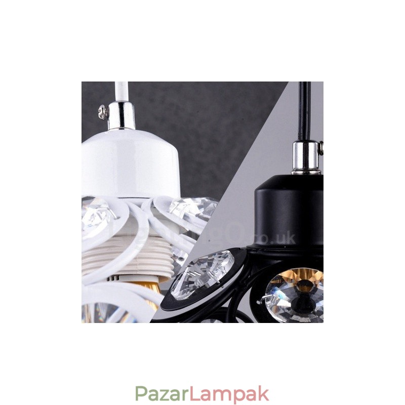 1 Light Rusztikus Lodge integrált függőlámpa