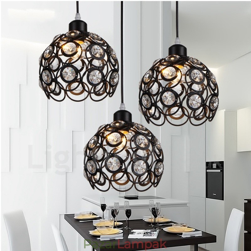 3 Light Rusztikus Lodge integrált függőlámpa