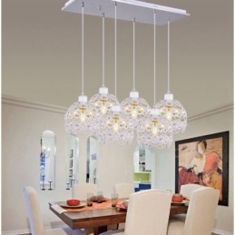 6 Light Rusztikus Lodge integrált függőlámpa