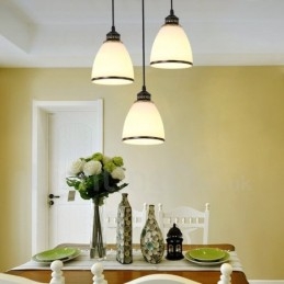 3 Light Rusztikus Lodge integrált fém függőlámpa