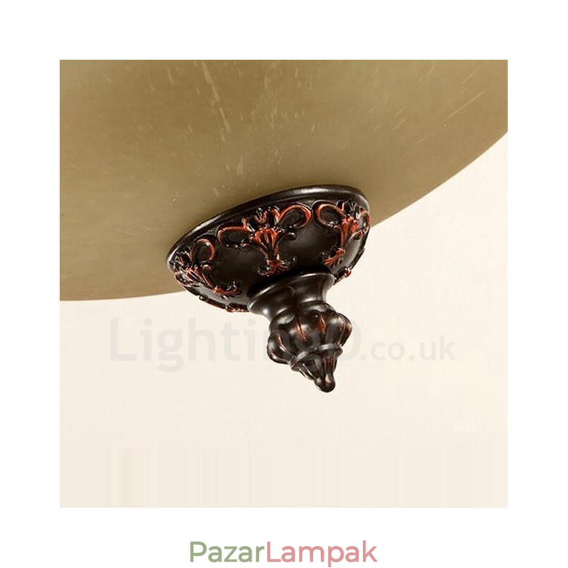 Single Light rusztikus Lodge integrált fém süllyesztett lámpa