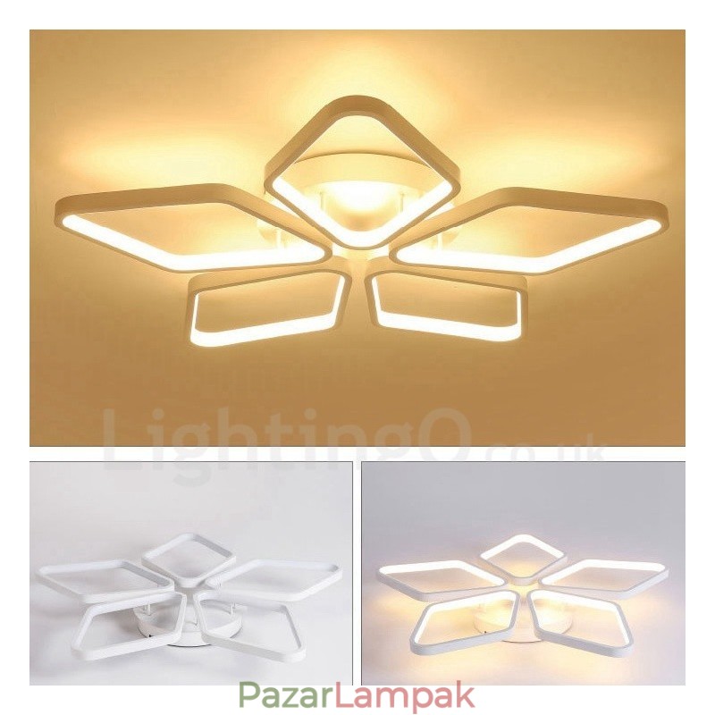 5 Light Modern, modern, integrált fém süllyesztett lámpa