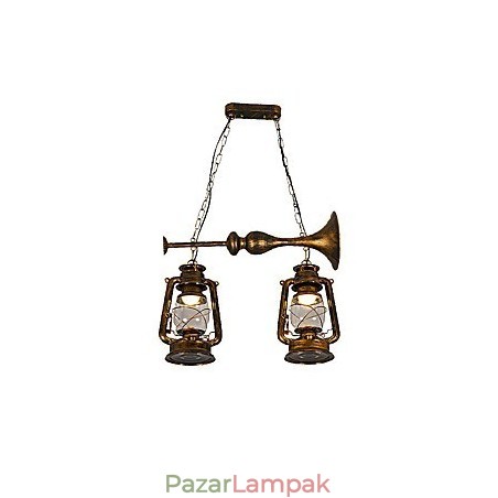 Rusztikus Lodge Vintage Retro mini stílusú fém függőlámpa Rusztikus Lodge Vintage Retro mini stílusú fém függőlámpa