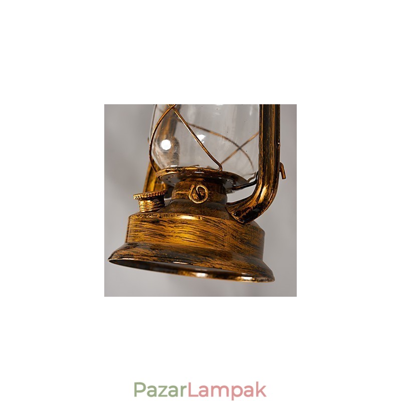 Rusztikus Lodge Vintage Retro mini stílusú fém függőlámpa