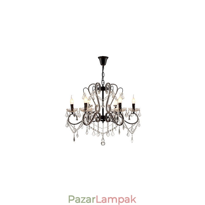6 fényű kristálycsillár Modern kortárs, hagyományos, klasszikus, rusztikus páholy Vintage retro