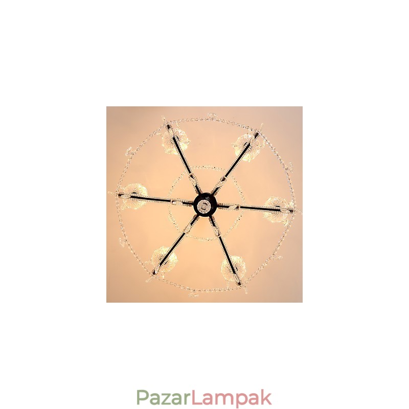 6 fényű kristálycsillár Modern kortárs, hagyományos, klasszikus, rusztikus páholy Vintage retro
