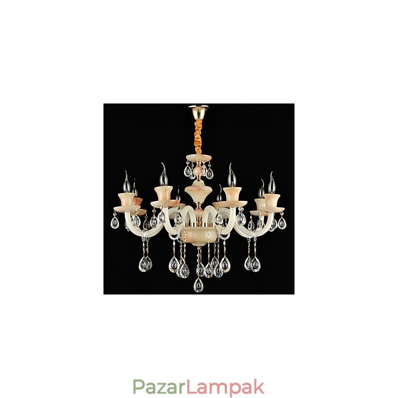 Modern, modern, hagyományos klasszikus, galvanizált funkció a kristály mini stílusú fémcsillárhoz