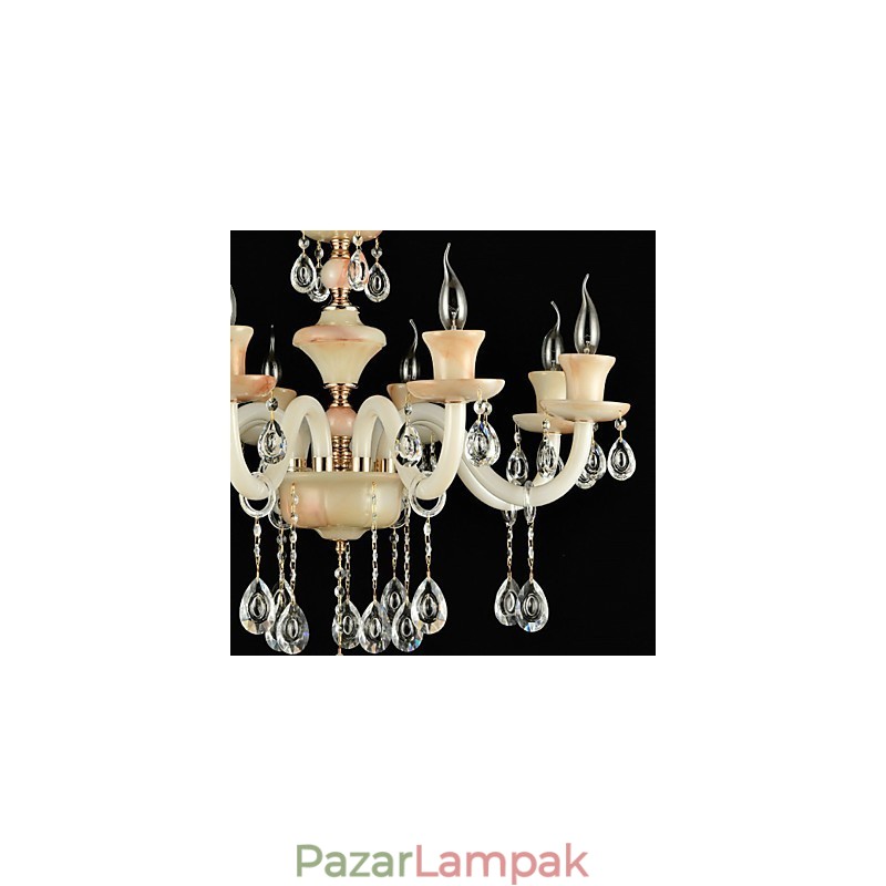 Modern, modern, hagyományos klasszikus, galvanizált funkció a kristály mini stílusú fémcsillárhoz