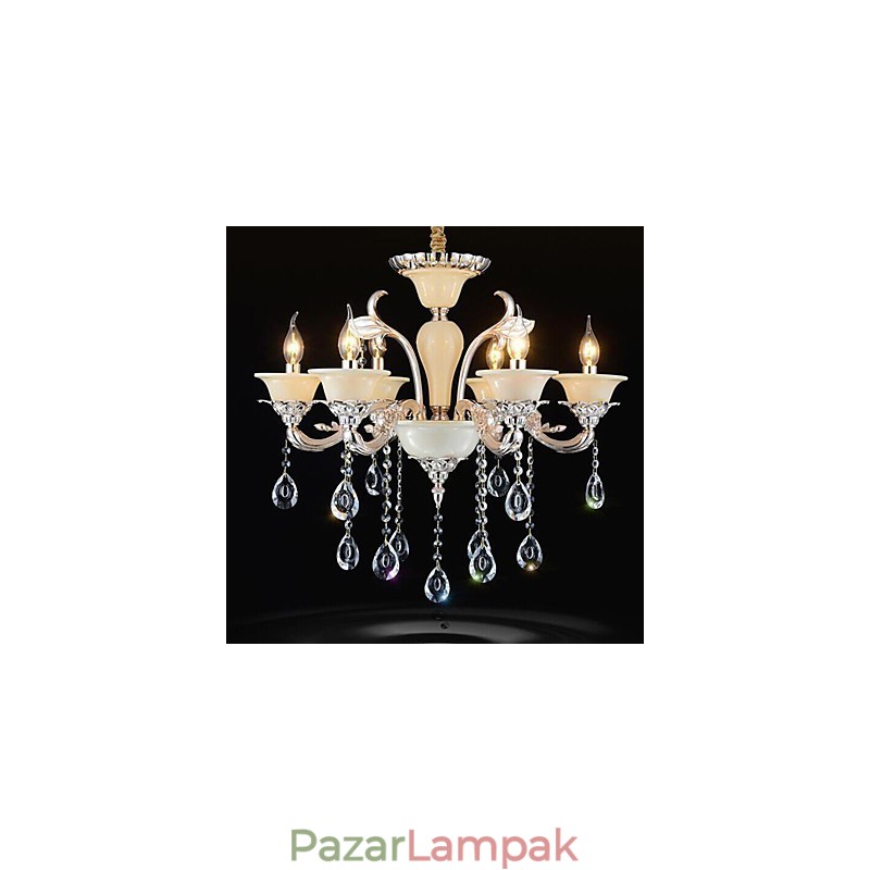 Európai Crystal függőlámpa Cink ötvözet Crystal függőlámpa