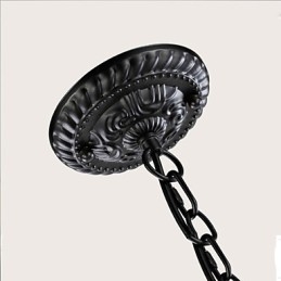 Európai stílusú csillár gyertyakristály lámpa Simple Iron Art lámpa dekoratív lámpa