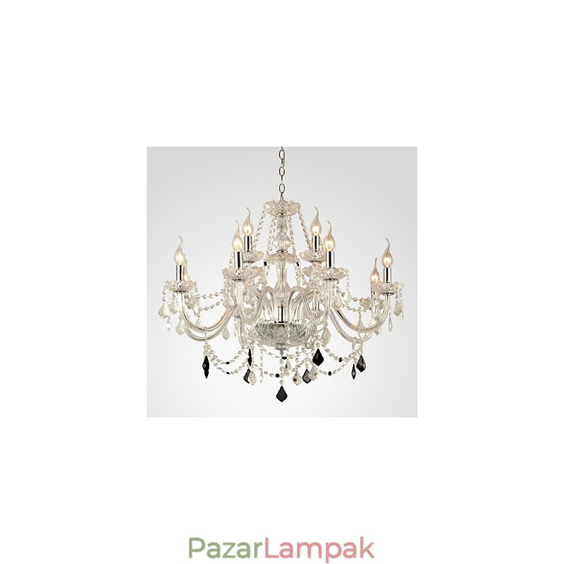 Modern kortárs egyebek a Crystal Glass csillárhoz